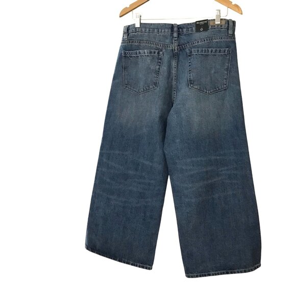 BLANKNYC Women High Rise Wide-Leg Jeans 100% Cotton Denim NWT Sz 31 Weekend Edit - Picture 2 of 12